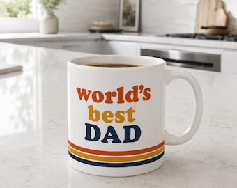 Caneca "Melhor Pai do Mundo" | Caneca para o Dia dos Pais