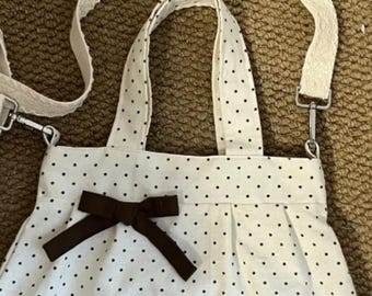 Handgemachte Polka Dot Umhängetasche Niedliche Leichte Schulter Geldbörse