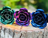 The Jewel Collection β Sapphire, Emerald & Amethyst | Hand Forged Steel Roses