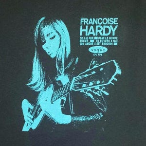 Francoise Hardy T-Shirt: Retro &#39;60s French Actress Singer Graphic Tee
