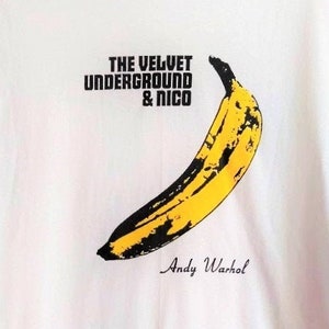 Velvet Underground & Nico T-Shirt: Retro 60s Unworn Banana Art