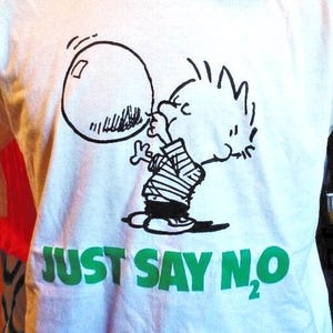Just Say N2O T Shirt NITROUS OXIDE Retro 90s Tee Poppers Phish Jerry Garcia Grateful Dead Lot Shirt Deadhead Gift huffing glue amyl nitrate