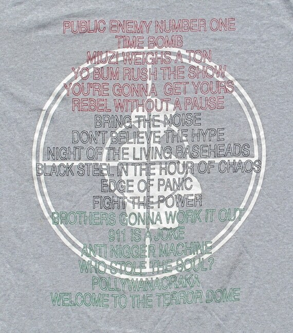 Vintage Public Enemy Terrordome T-Shirt - 80s Hip… - image 5