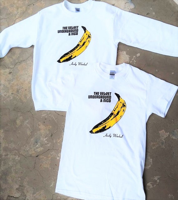 Velvet Underground & Nico T-shirt: Retro 60s Unworn Banana Art - Etsy