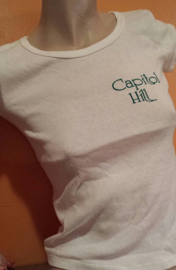 1980s Vintage CAPITOL HILL  T-Shirt, Unworn Washin