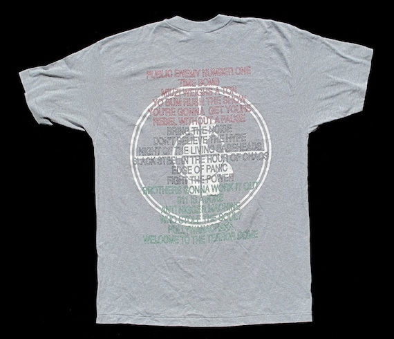 Vintage Public Enemy Terrordome T-Shirt - 80s Hip… - image 4