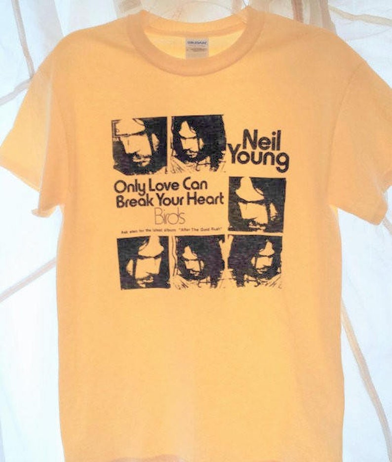 Choose from 5 Colors NEIL YOUNG shirt retro 70s Unworn After | Etsy