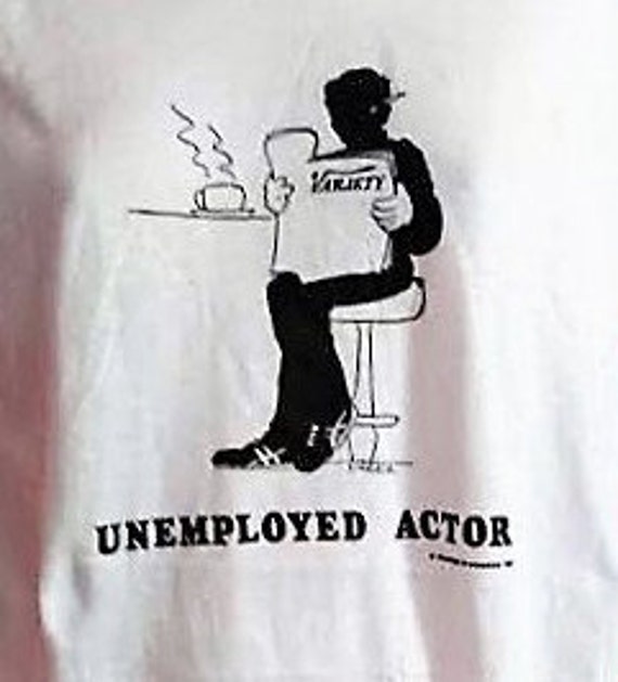1980s Deadstock "UNEMPLOYED ACTOR" Crew Neck Swea… - image 2