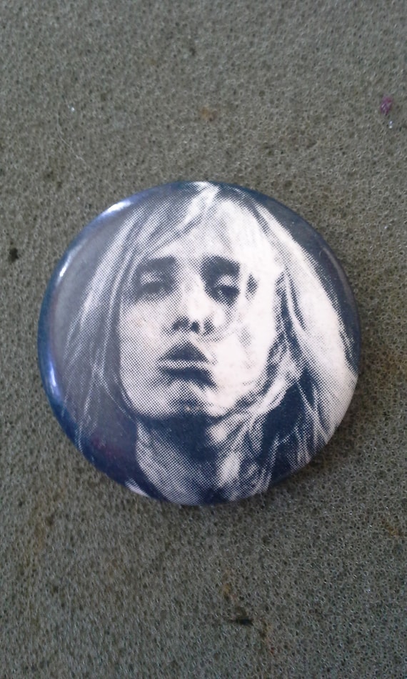80s Deadstock TOM PETTY PIN - Never-Worn Like-New 
