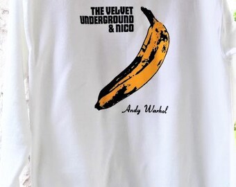 Velvet Underground & Nico T-shirt: Retro 60s Unworn Banana Art