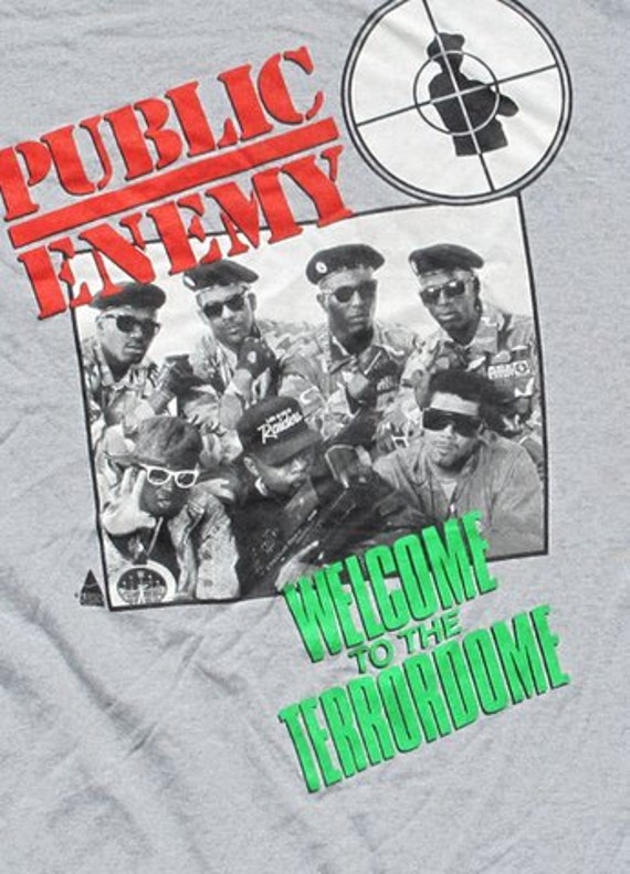 Vintage Public Enemy Terrordome T-Shirt - 80s Hip… - image 3