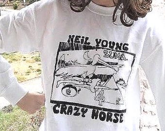 Neil Young & Crazy Horse ZUMA Album T Shirt, Psychedelic Mojave