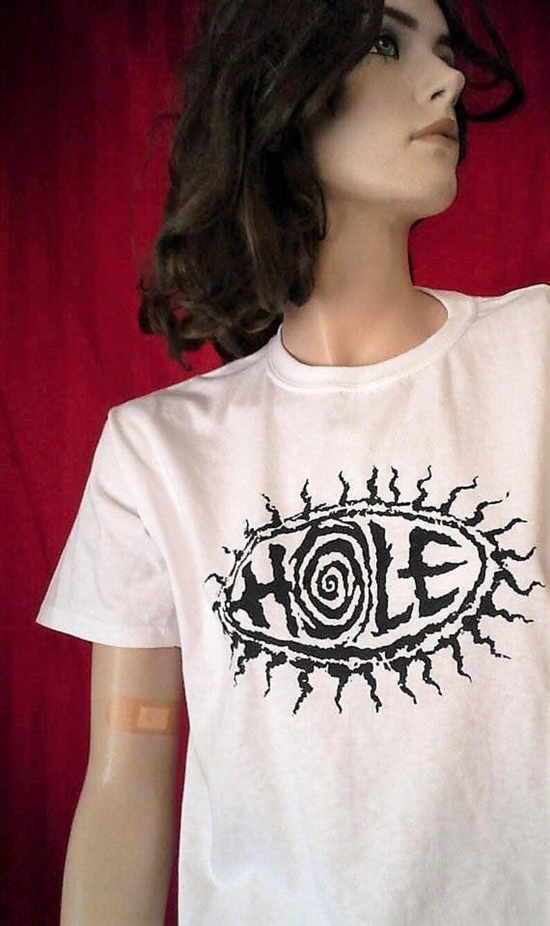 HOLE Band TShirt Or Sweatshirt White Black or Fuchsia Etsy