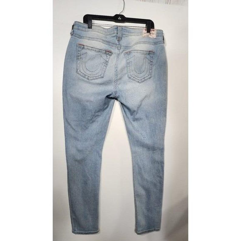 True Religion Jeans skinny Curvy" Hot Mid-Rise Super Skinny 36 X 28 a16 image 3