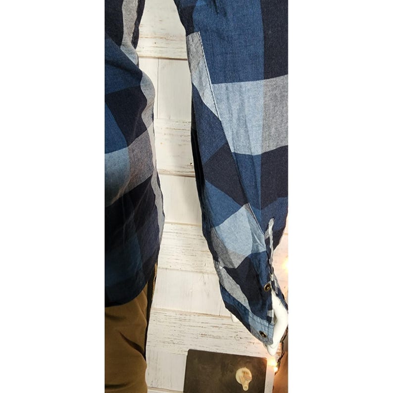 Buffalo David Bitton Shirt Men Size XL Button Up Long Sleeve Plaid @3 Zipper image 10