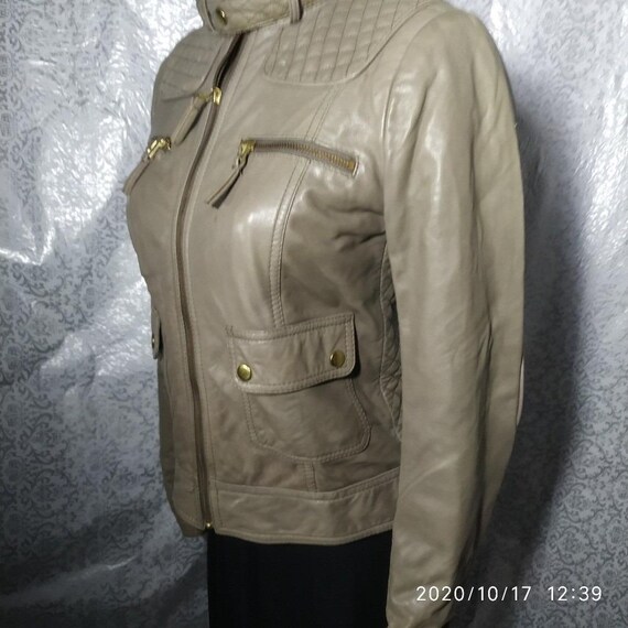 Leather jacket siege size medium @36 View 3