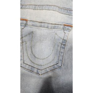 True Religion Jeans skinny Curvy" Hot Mid-Rise Super Skinny 36 X 28 a16 image 6