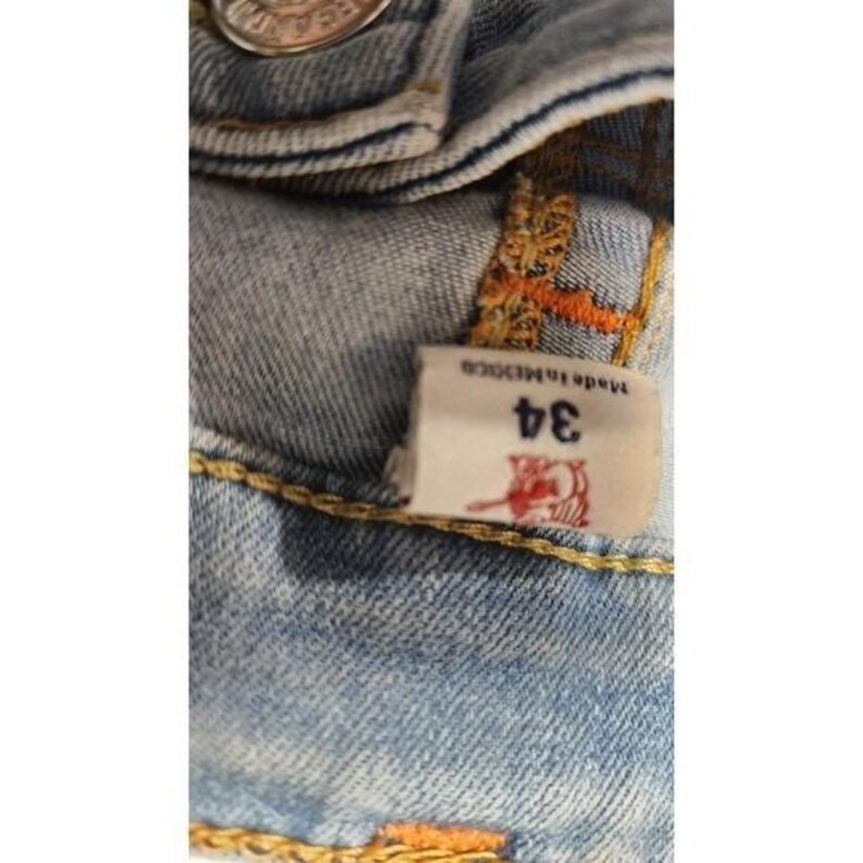 True Religion Jeans skinny Curvy" Hot Mid-Rise Super Skinny 36 X 28 a16 image 9