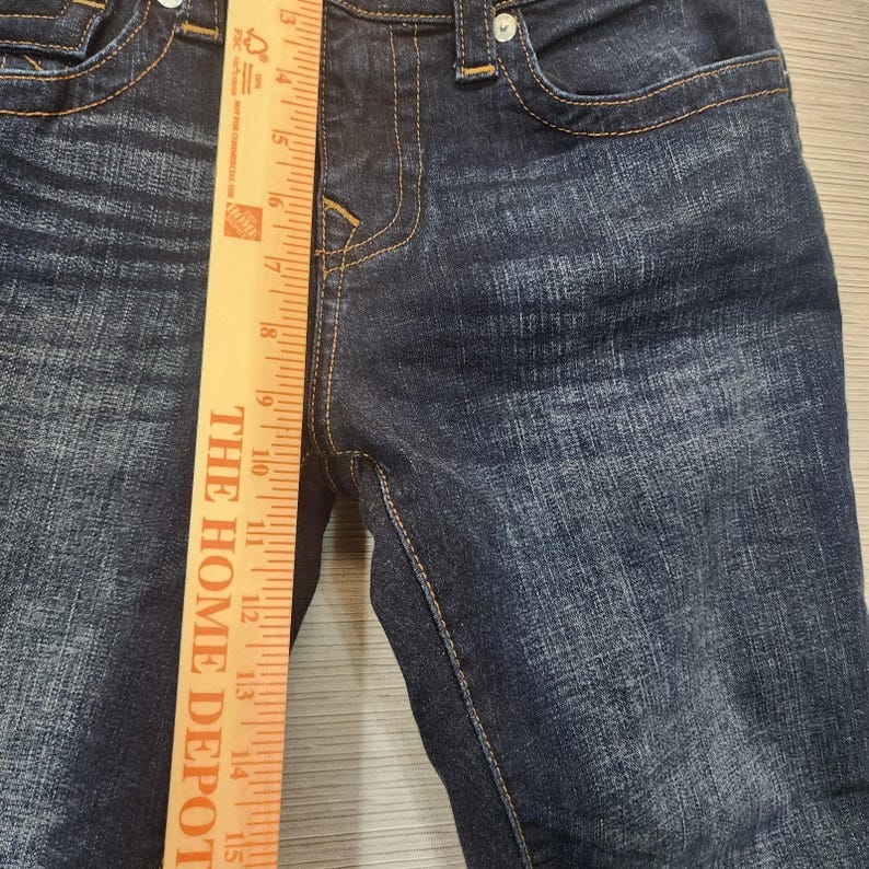 Pantalones vaqueros True Religion GENO Relaxed Slim de lavado oscuro para hombre @25 Talla 30/31 imagen 9