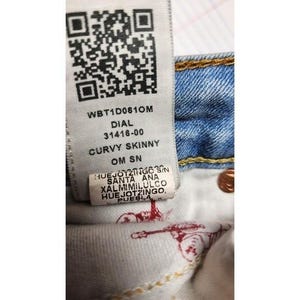 True Religion Jeans skinny Curvy" Hot Mid-Rise Super Skinny 36 X 28 a16 image 8