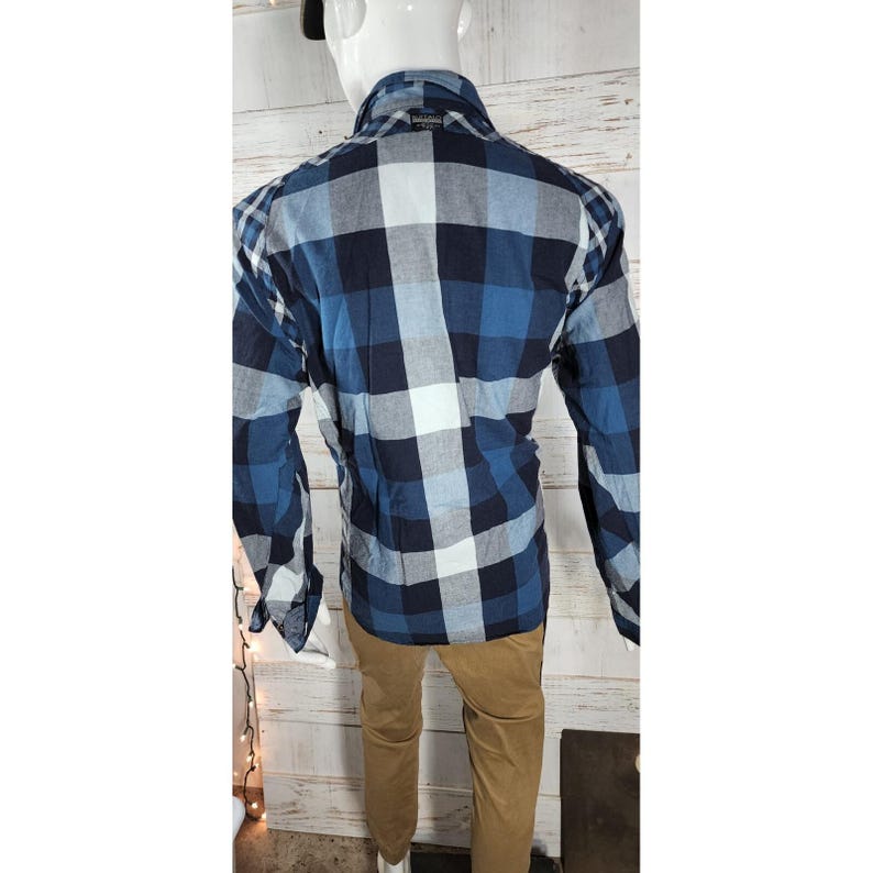 Buffalo David Bitton Shirt Men Size XL Button Up Long Sleeve Plaid @3 Zipper image 9