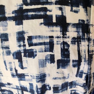 Mens Robert graham White Abstract Grid Print Short Sleeve Button Down Shirt L 27 image 5