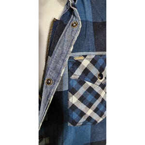 Buffalo David Bitton Shirt Men Size XL Button Up Long Sleeve Plaid @3 Zipper image 4