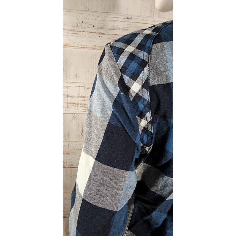 Buffalo David Bitton Shirt Men Size XL Button Up Long Sleeve Plaid @3 Zipper image 7