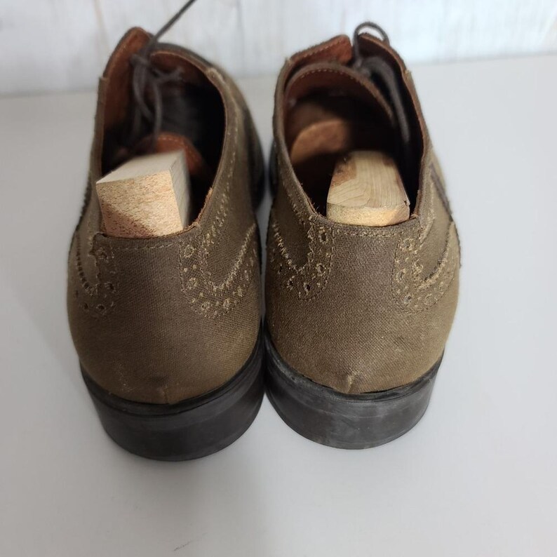donald j pliner leather/canvas shoes sz image 7
