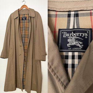 Burberry Vintage Coat - Etsy
