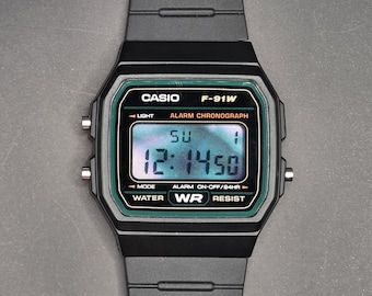 Casio F-91W "Ethereal Grain" - Custom Mod