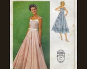 Simplicity 9008 Gunne Sax Jessica McClintock Designer Prairie Sundress Dress with Princess Seam and Full Skirt 1970s Sewing Pattern Bust 34