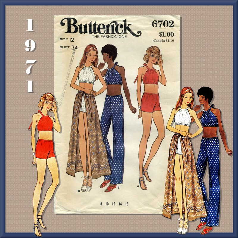 70s Sewing Patterns Etsy