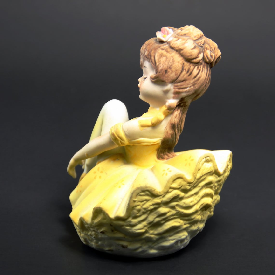 Lefton Ballerina Figurine KW4760 Vintage Bisque 1960's Etsy