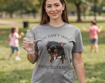 Funny Dog Mom Gift T-Shirt, Humorous Dog Portrait Tee with Dog Mom Humor