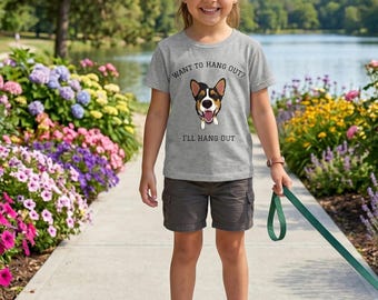 Corgi Shirt for Kids | Funny Dog Lover Tee with Playful Graphic