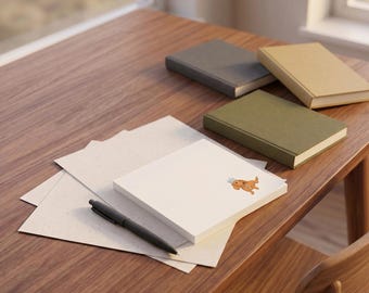Blocs de notas con diseño de perro salchicha: papelería divertida con temática canina, regalo ideal para amantes de los animales.