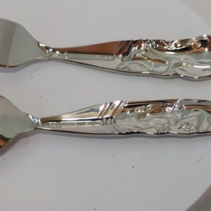 Vintage 2000 Gorham "Noah's Ark" 2-Piece Toddler Flatware Set - High Quality 18/8 Stainless Steel Baby Spoon & Fork, Made in Korea - NIB
