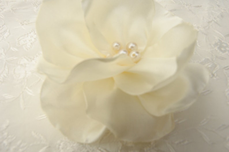Ivory Bridal Flower Fascinator Bridal Fascinator Bridal | Etsy