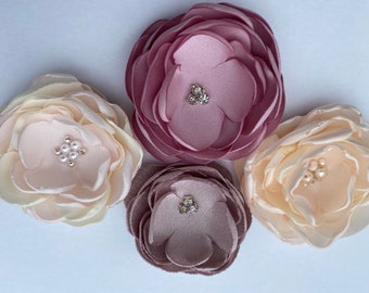 Adorable Petite Flower Pin Headband-All ages Photo Prop