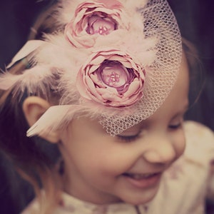 Blumen Clip-Vintage inspiriert Fascinator-Blumen Mädchen Blumen Clip-All Alters Stirnband Foto Prop