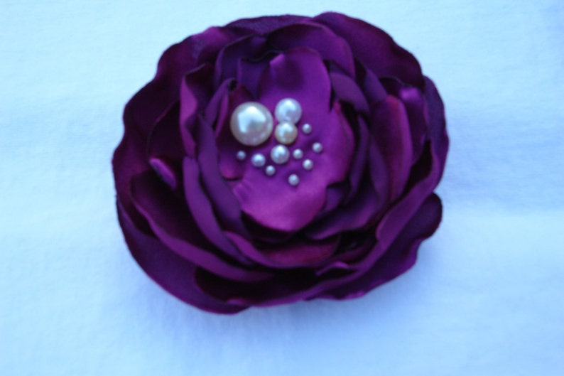 Flower Sash Flower Clip Hair Fascinator Bridal Headpiece | Etsy