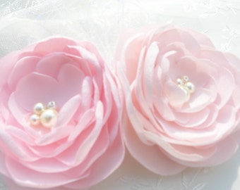 Light Pink Flower Clip-All ages Headband Photo Prop