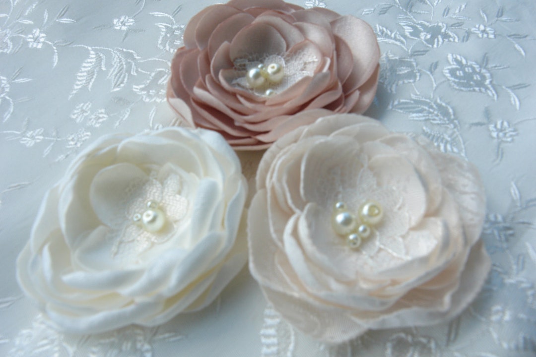 champagne wedding headpiece