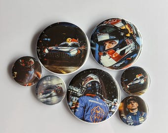 F1 Fan Pack | Choose Your Driver | Handmade Buttons