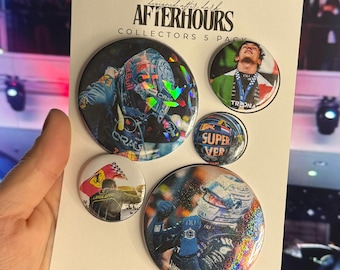 F1-fläkt 5-pack | Välj din förare | Handgjorda knappar