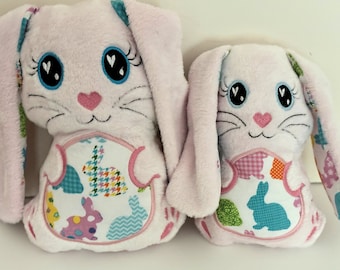 Floppy Ear Bunny Stuffies, Finished Product, Child's Toy, SewniqBoutiq, Made to Order