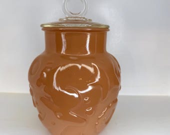 Hazel Atlas Gingerbread Man cookie jar with original lid