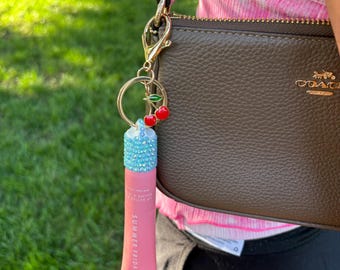 Zauberhafte Lipgloss Schlüsselanhänger Kappen