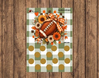 Fall football Scratch off Savings Challenge